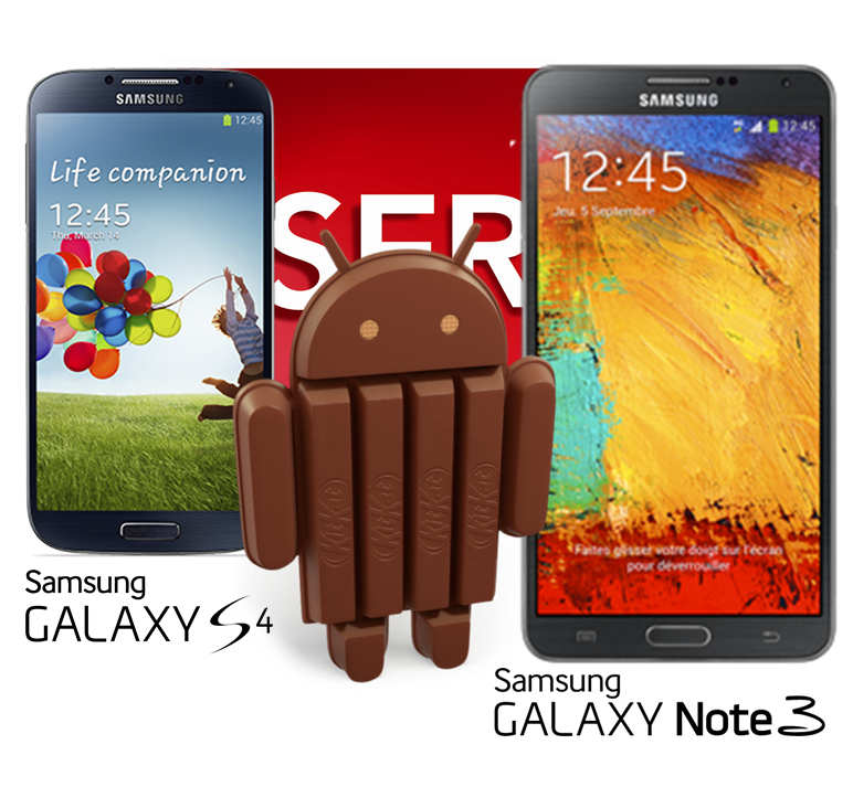 KitKat: januárban Galaxy S4-re és Note 3-ra