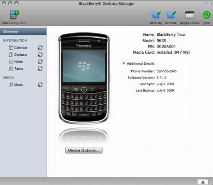 Blackberry Desktop már Mac-re is