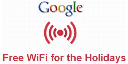 Google free Wi-Fi Ingyen Wi-Fi a Google-tõl