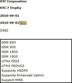 Érkezik a HTC Trophy