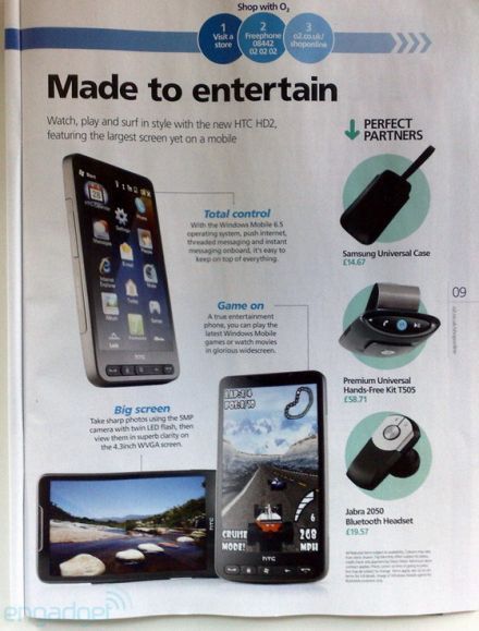 Megerõsítették a HTC HD2 létezését