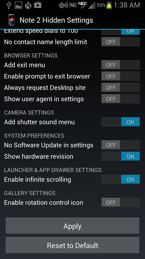 Titkos menü a Samsung okostelefonokban