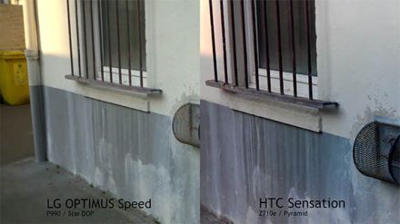 1080p videóteszt: HTC Sensation vs LG Optimus 2X