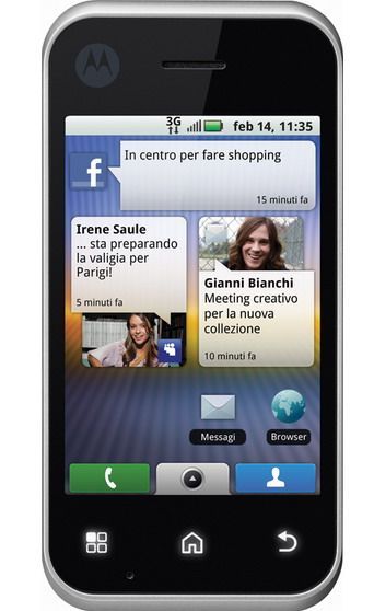 Motorola Backflip Márciusban érkezik a Motorola BackFlip hozzánk