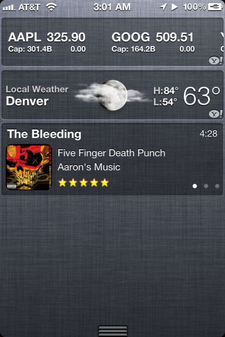 Widgetek iPhone-ra is