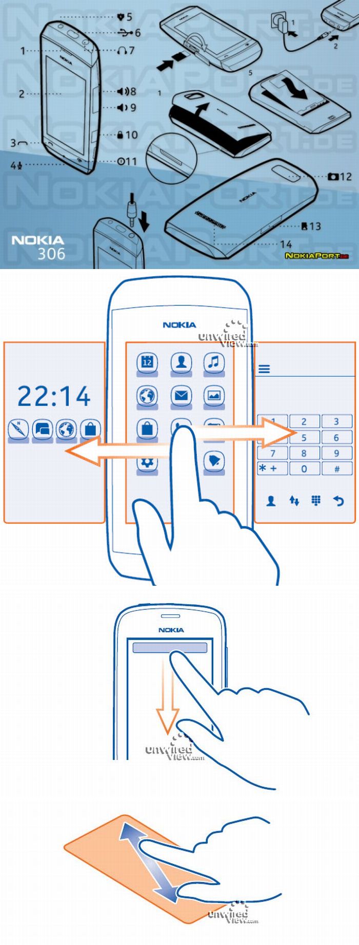 Nokia Asha 306 - az elsõ full touch S40-es mobil