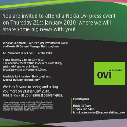 Nokia Ovi Event Új Nokia Ovi Store holnaptól