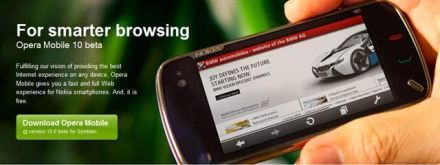 Frissült az Opera Mobile 10 beta