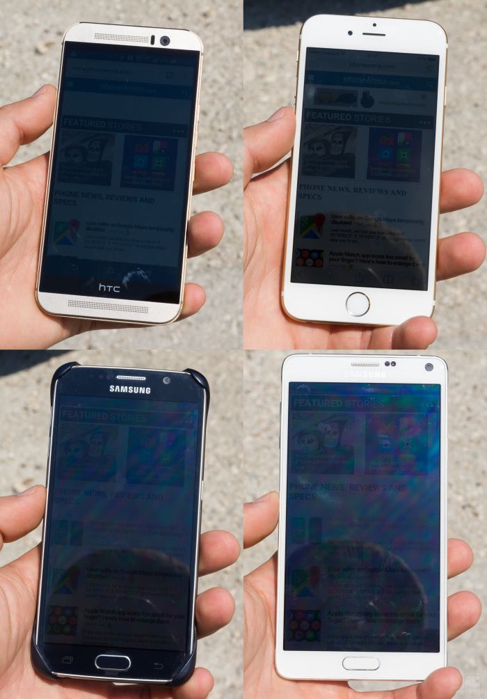 Napfény teszt: melyik csúcsmobil kijelzõje látható jobban napsütésben?