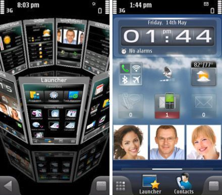SPB Mobile Shell Symbian Touch modellekre