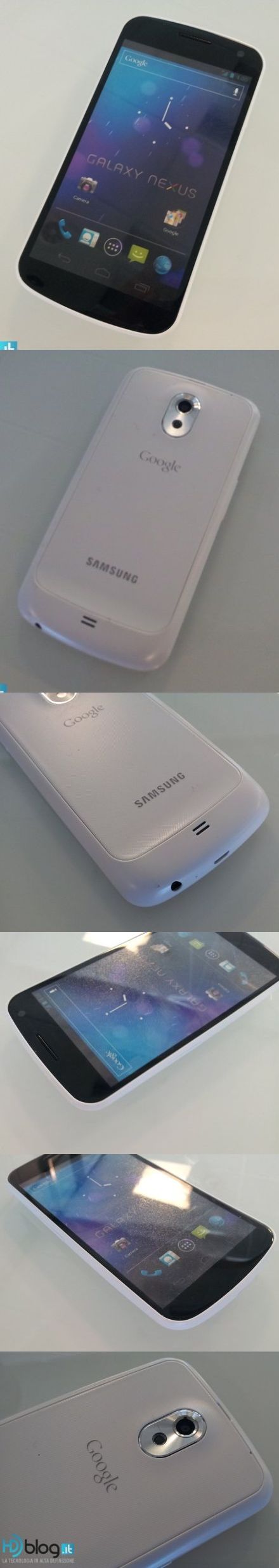 Képeken a hófehér Galaxy Nexus