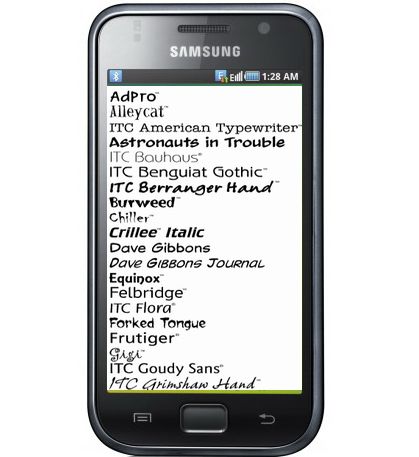 Legális betûmódosítás a mobilodon