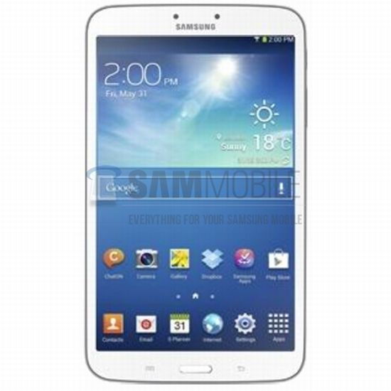 Ilyen lesz a Samsung Galaxy Tab 3 8.0