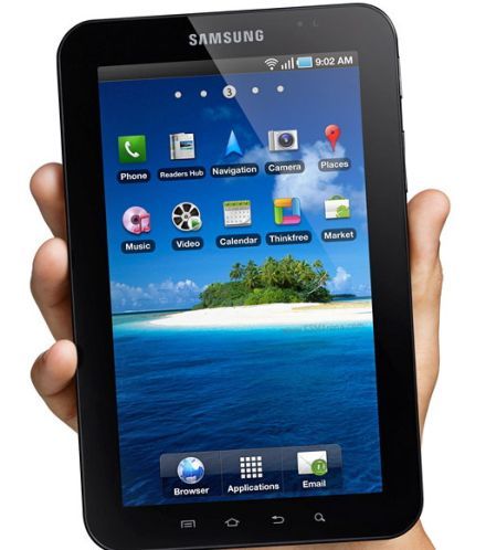 Gingerbreadet kap a Galaxy Tab is