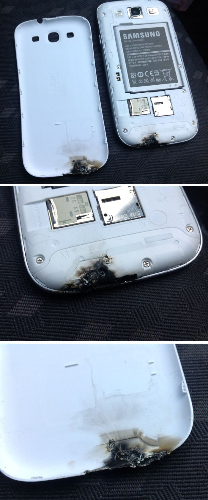 Felrobbant egy Samsung Galaxy S III!