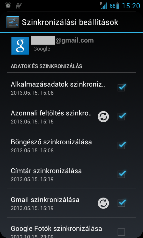 Google Play teljes adatmentéssel?