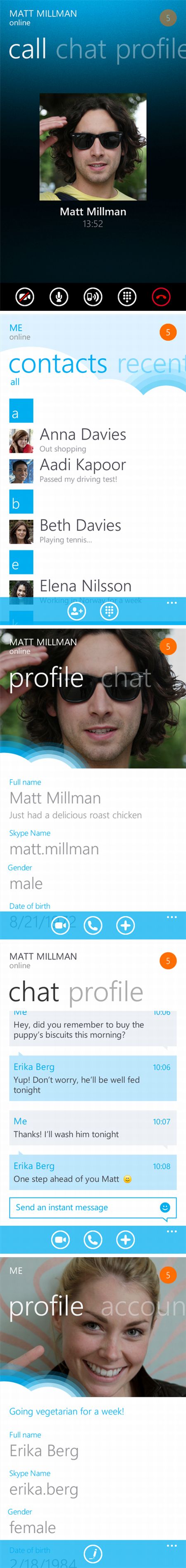 Már nem béta a Windows Phone Skype-ja 