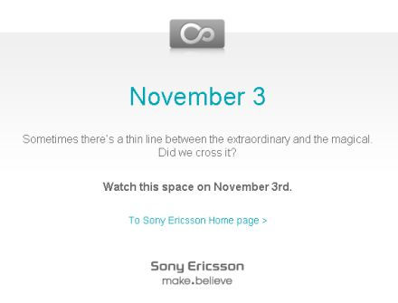 November 3: érkezik az Xperia X10