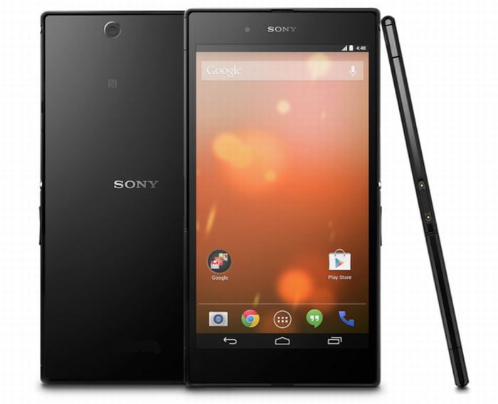 Sony Z Ultra: még egy Google tablet