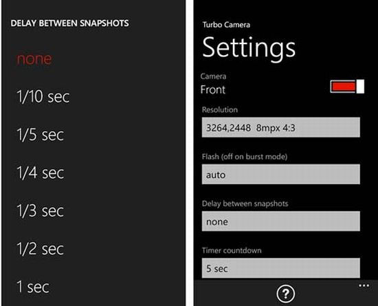 30 kép másodpercenként a Turbo Camera-val