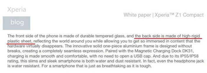 Kamuzott a Sony, mégsem full üveg a Z1 Compact