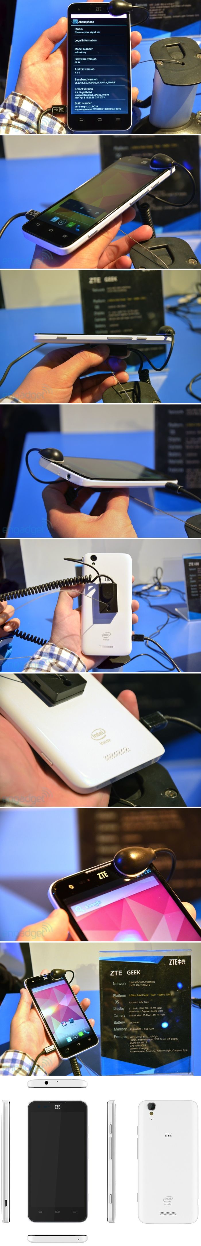 ZTE Geek ZTE Geek: 2 GHz Intel Clover Trail+