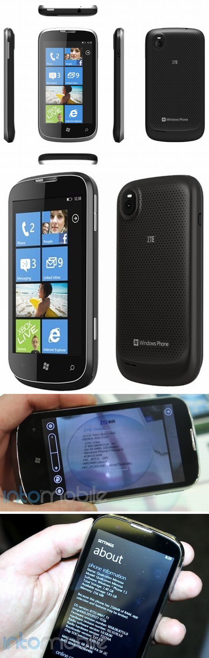 MWC: ZTE Orbit: Windows Phone NFC-vel