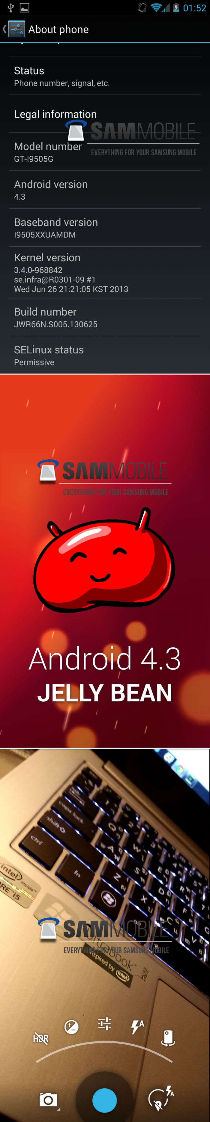 Android 4.3 a Galaxy S4 Google Edition-ön!
