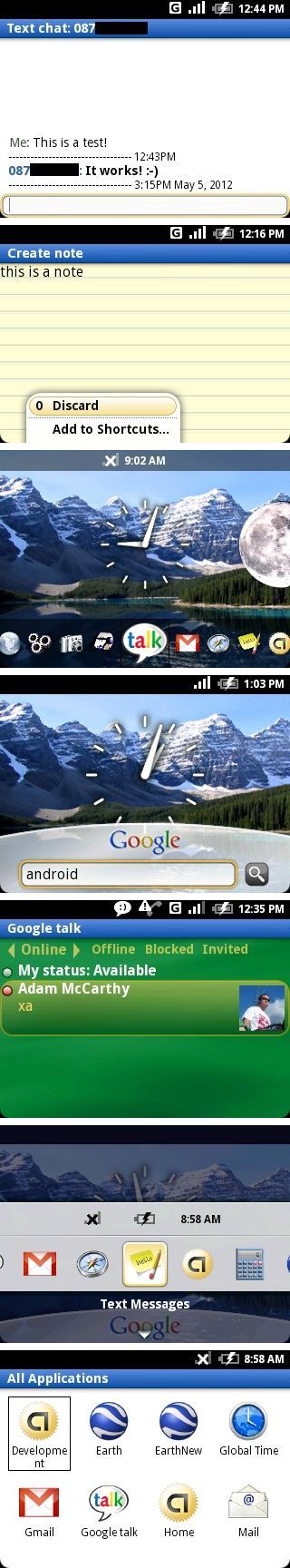 Sooner: Android mobil 2007-ből