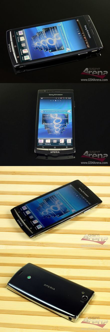 Xperia arc élőképek és videó