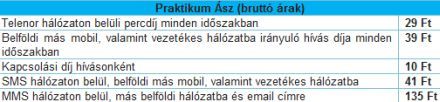 Praktikum Ász a Telenortól