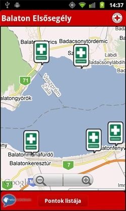 Elsõsegélynyújtó pontok Androidon