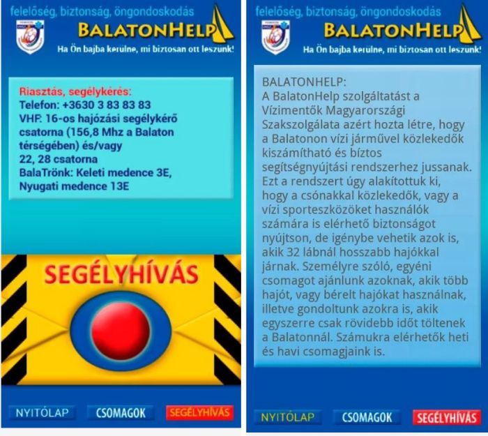 Okostelefon menthet életet a Balatonnál