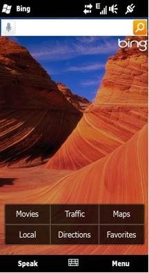 Windows Mobile: hangos navigáció Binggel