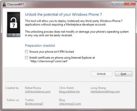 Itt a Windows Phone 7 törés