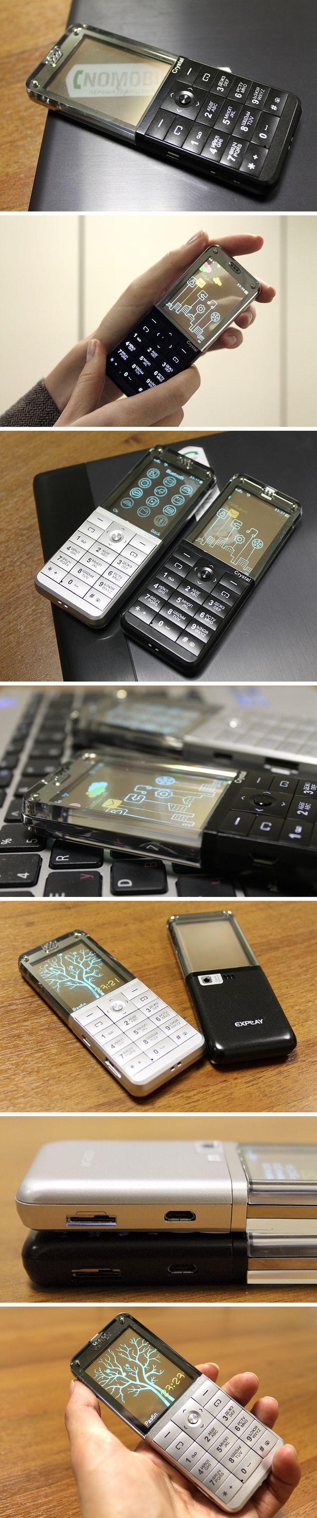 Crystal Átlátszó kijelző színesben, olcsón