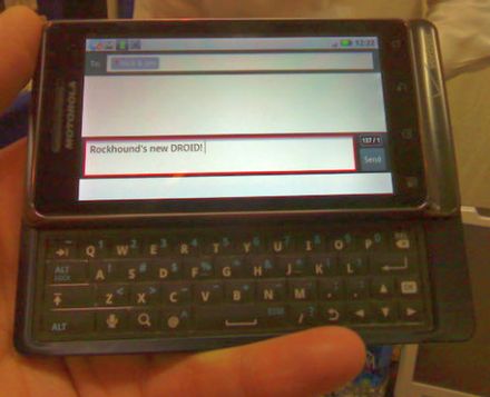 Kémfotón a Motorola Droid 2 