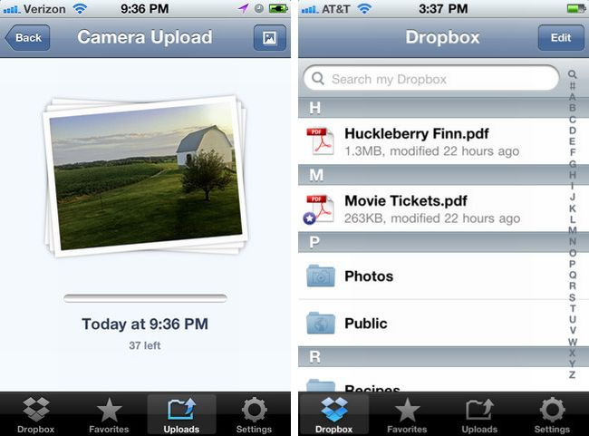 Dropbox: automatikus feltöltés iOS-re