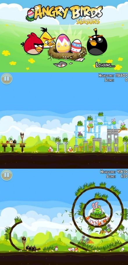 Symbian: megérkezett az Angry Birds Easter Eggs