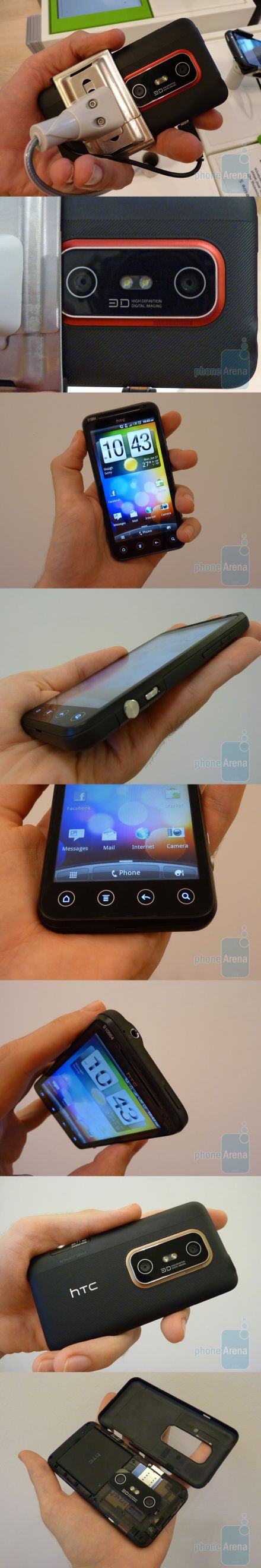 Élőben a HTC EVO 3D modellel