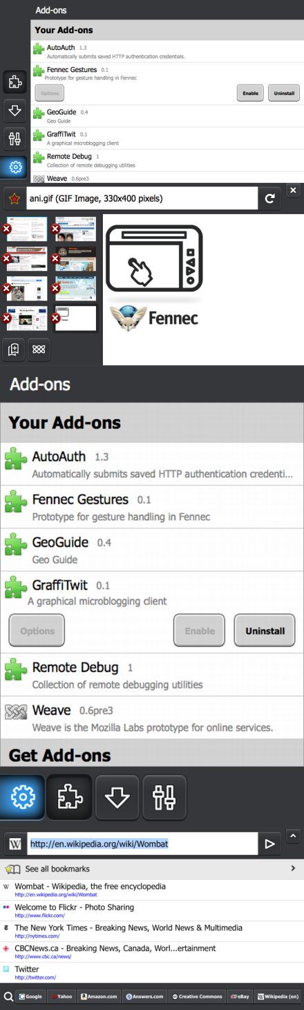 Mozilla böngészõ a Nokia platformjára