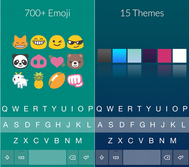 Fleksy Frissült a Fleksy keyboard