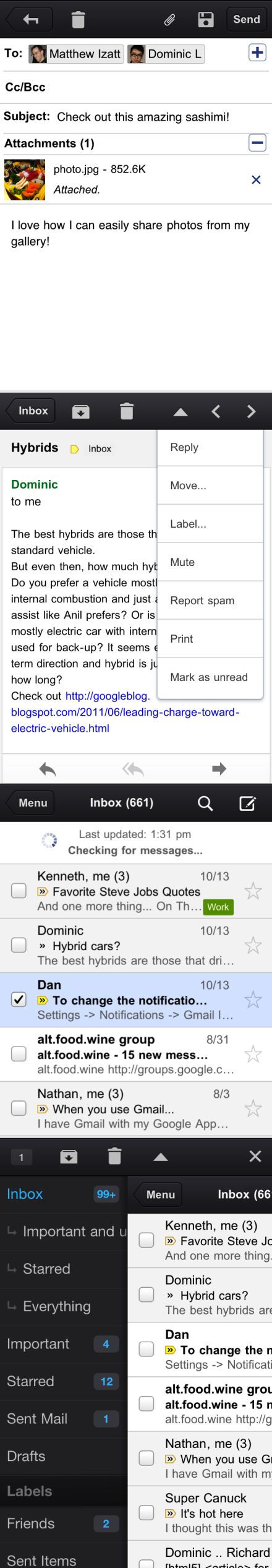Hivatalos Gmail kliens iOS-re