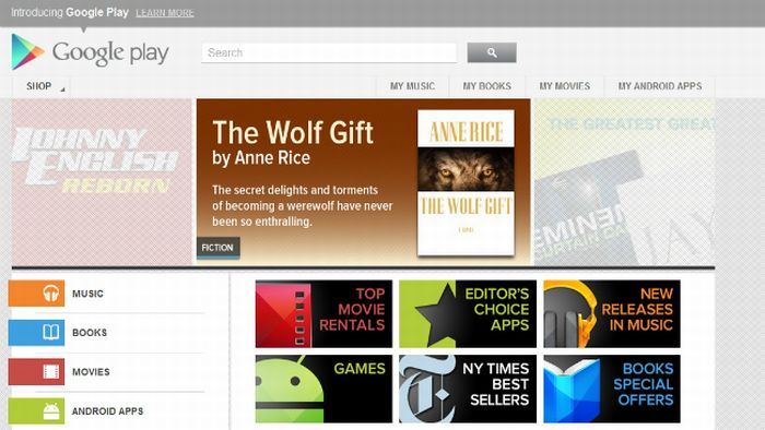 Google Play: magazinok és hangos könyvek érkeznek