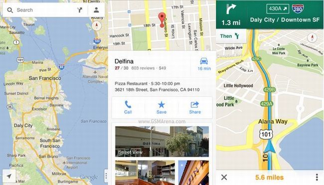 iPhone-ra is itt a Google Maps