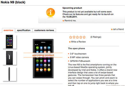 Svédországban debütálhat a Nokia N9!