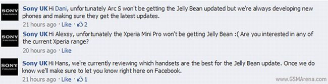 Nem lesz Jelly Bean a 2011-es Xperiákra