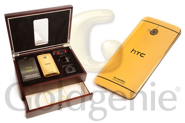 HTC One: 24 karátos színaranyból
