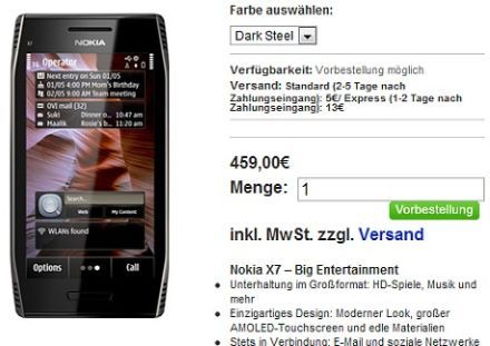 Megjelent a Nokia E6 és X7