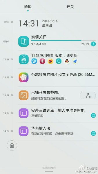 Képeken a Huawei új felhasználói felülete